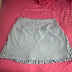 Chic Light Blue Mini Skirt